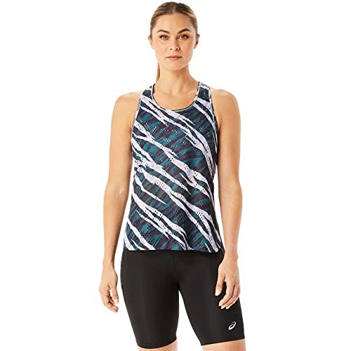 ASICS Women's Solid Regular Vest (2012C423.500_Night Shade/Velvet Pine XL)