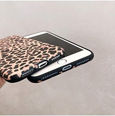 Topwin Leopard Case Compatible with iPhone Xs Max, Soft Flexible TPU Classic Fashion Leopard Print Chic Cheetah Ultra Slim Lightweihgt Rubber Floral Case for Apple iPhone Xs Max 6.5'' (Leopard)