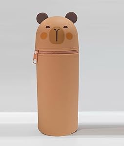 Custodia in silicone per penne con simpatico cartone animato, 22 x 6,5 x 6,5 cm