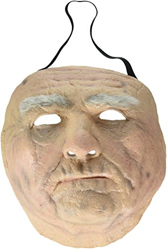 Trick or Treat Studios Men's Old Man Face Mask, Multi, One Size