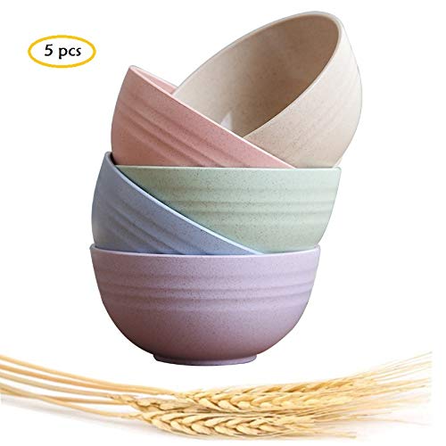 Choary Eco-friendly Wheat Straw Baby Bowls, Microwave Dishwasher safe Bowl Sets - Unbreakable