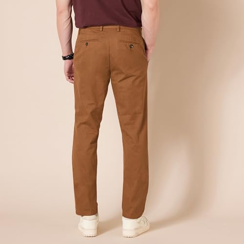 Image of Amazon Essentials Men's Slim-Fit Wrinkle-Resistant Flat-Front Chino Pant