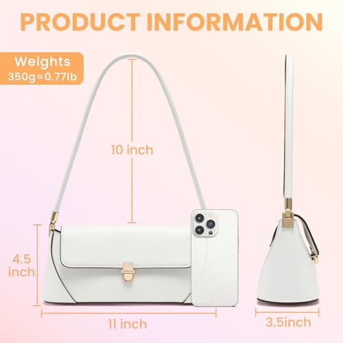 Image of Keyli Vintage Shoulder Bag for Women Retro Classic Handbag Cute Small Purse Fashion Leather Mini Hobo Clutch | Small