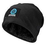 KYWSM Aperture Science Knitted Hat, Soft Thermal Winter Beanie for Men & Women Black