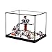 Produktbild TRUSTFAR Acryl staubdichte Vitrine entworfen für LE-GO 60434 Space Rocket Launching Station Block Modell, transparente Box, Displaybox kompatibel mit Le-go 60434. (kein Modell) (Legierung weiße Basis)