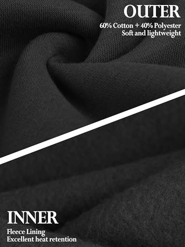 Fleece Sweatpants for Men Elastic Bottom Active Athletic Workout Jogger Pants with Pocket and Drawstring2