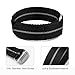 Soft Nylon Watch Band - 20mm 22mm Hook and Loop Fasteners Watch Strap - Sport Watch Bands for Men Women (22mm-M, Black)