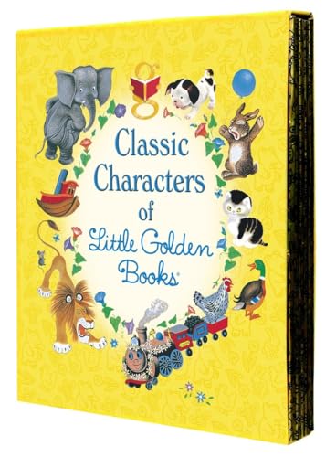 Image of Classic Characters of Little Golden Books: The Poky Little Puppy, Tootle, The Saggy Baggy Elephant, Tawny Scrawny Lion, and Scuffy the Tugboat