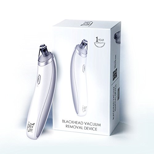 Electric Blackhead Remover Vacuum Suction Facial Pore Cleaner Dermabrasion Face Facial Pore Cleaner Extractor USB Rechargeable Comedo Beauty Device kit with 4 Suction Probes for Women & Men