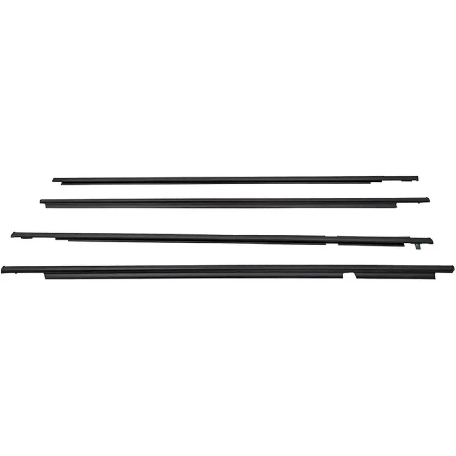 Automotive Window Seals Compatible with Lexus for GX470 2003-2009 4Pcs Car Outer Door Window Moulding Trim Weatherstrip Seal Belt 7571260061