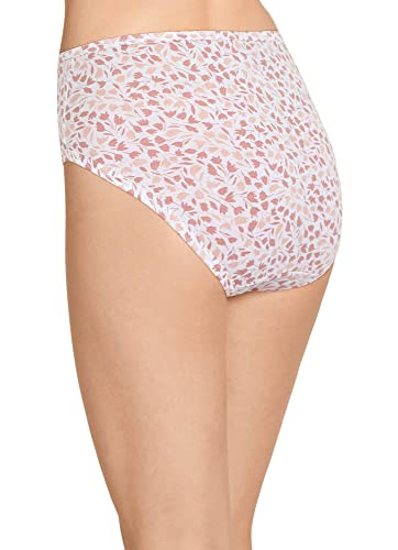 Image of Jockey Women's Underwear Elance Hipster - 3 Pack, Diamond White /Prim Floral /Earth Rose, 5