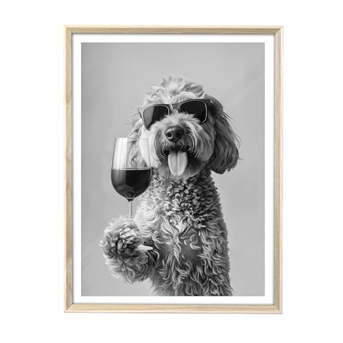 iHery Natural Beige Dimensional OAK Wood Framed Wall Art, 12x16in