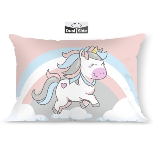 Image of Brizberry Kids Pillow Cushion with Super Soft Fabric | Animal & Cartoon Prints | 12x18 inches (Design 19)