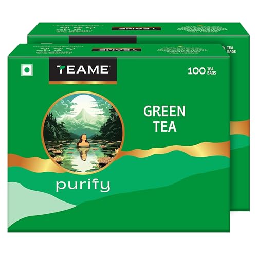 Image of TE-A-ME Green Tea 200 Bags | Green Tea Bags | Pack of 2