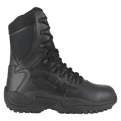 Reebok Reebok Work Rapid Response RB 8" CT Boot Women's Boot, 9 B(M) US, Black