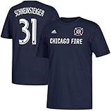 adidas Bastian Schweinsteiger #31 Chicago Fire Youth Navy Performance Shirt (Small)