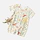 gurcooc Baby Jungen Mädchen Strampler Neugeborene Kurzarm Bodysuit Cartoon Sommer Floral Jumpsuit Onesie Outfit Set, 0-18 Monate