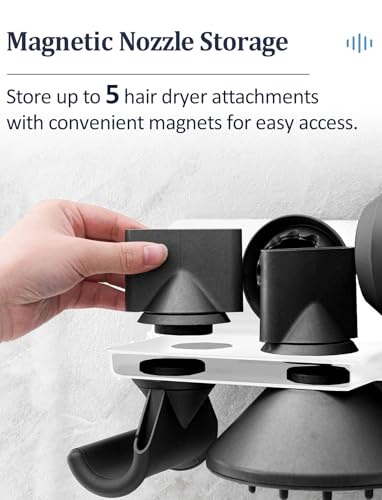 Suporte de parede para secador de cabelo Puregad para secador de cabelo supersônico Dyson, secador d