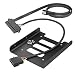 Produktbild KabelDirekt  SSD/HDD Einbaurahmen (22-Pin SATA auf 4-Pin Molex Stromkabel 30cm und 7-Pin SATA 3 Datenkabel 6 Gbit/s 60cm und 8x Schrauben (Kreuzschlitz))