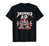 Photo Gallery drummer kid bacchette batterista maglietta Photo Gallery drummer kid bacchette batterista maglietta