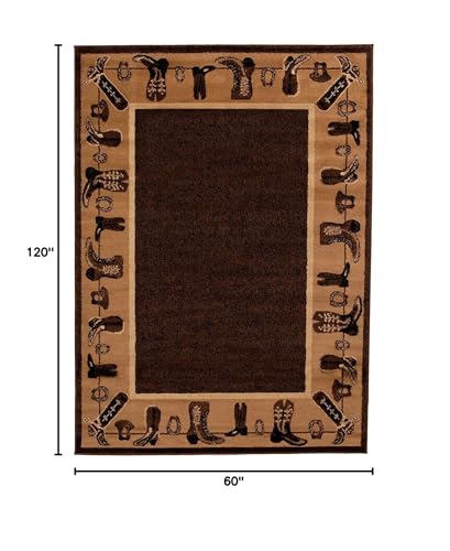 Tapete de área rectangular 120x60 pulgadas miniatura 2