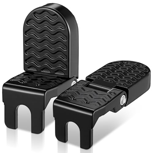 Afcabakila 2PCS Bike Foot Pegs, Aluminum Alloy Non-Slip Rear Pedals