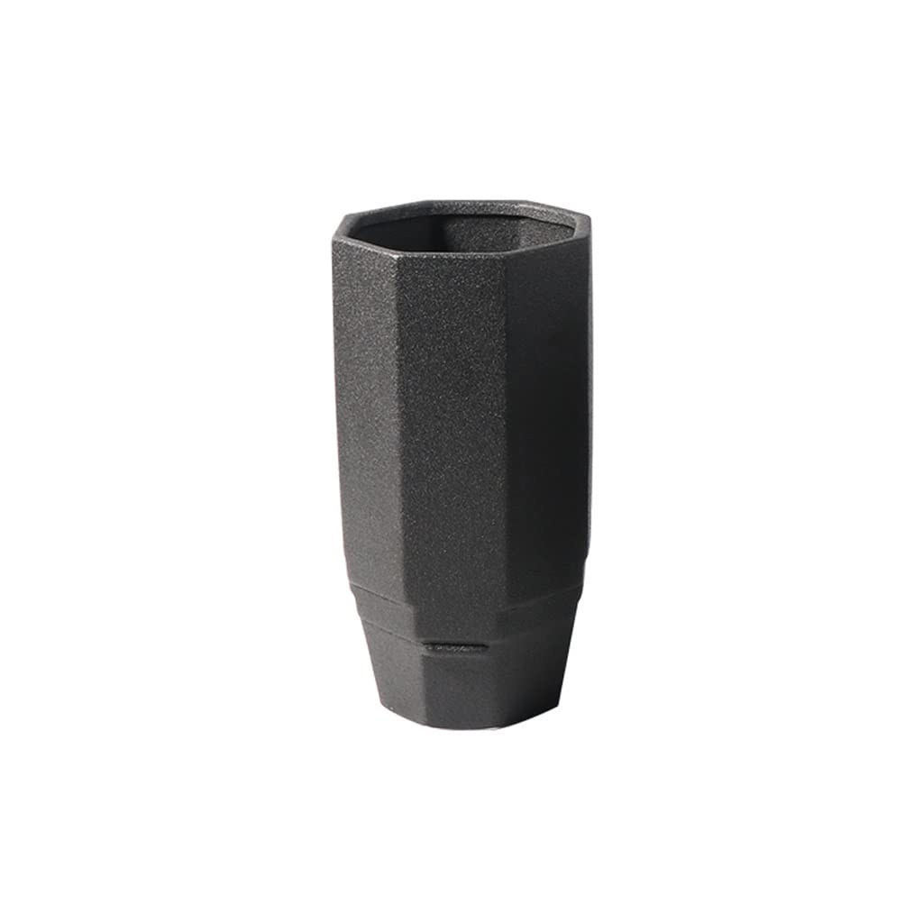 Vase créatif céramique noir 25cm objet design pour décoration chambre salon