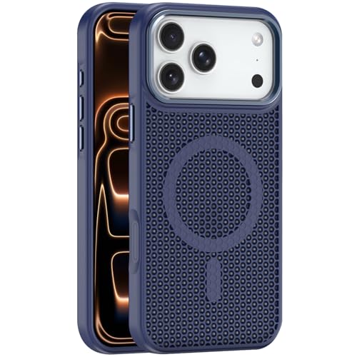 XINYANDIN KpΏiPhone 17 Pro Max/17 Pro/17 Air/17 p}OlbgP[XAXȃtXgMP[XA^t[YیJo[t,u[,17 Pro