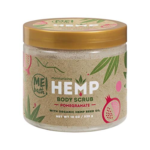 ME! Bath Moisturizing Hemp Body Scrub, Pomegranate Scent, 19 fl ozs