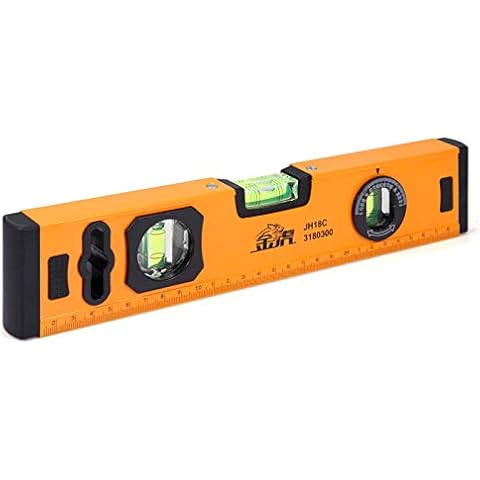 Siumir Spirit Level 300 mm Magnetic Spirit Level Bubble Ruler with Scale Cover