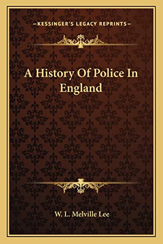 A History Of Police In England