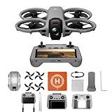 DJI Avata 360 (RC 2) con accessori, drone a 360° con imaging 8K da 1 pollice per FPV e riprese aeree, con fotocamera con paraelica, Pad di atterraggio pieghevole (RC 2 Protection Kit)