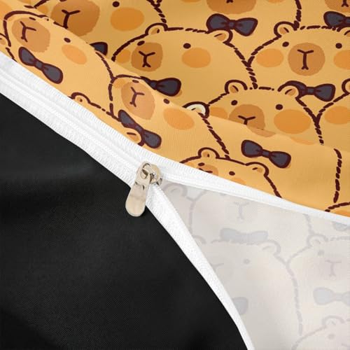 Parure de lit Capybara housse de couette et taie d'oreiller idée cadeau anniversaire - 7