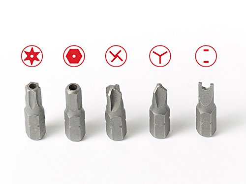 Ares 70009-33-Piece Security Bit Set With Magnetic Extension Bit Holder - Includes Tamper Resistant, Sae Hex, Metric Hex And Star Bits - Torq, Spanner, And Triwing Complete The Anti Tamper Bit Set #TOP7