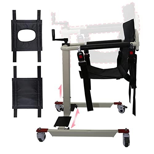 Wlegeht Portable Wheelchairs Lifts For Car, Transfer Chair For Elderly Self-Service Manual Lift Bathroom Toilet Shower Transfer Aid, Replaceable Cushions #TOP20