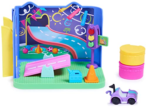 Gabby's Dollhouse, Carlita Purr-ific Play Room with Carlita Toy Car,