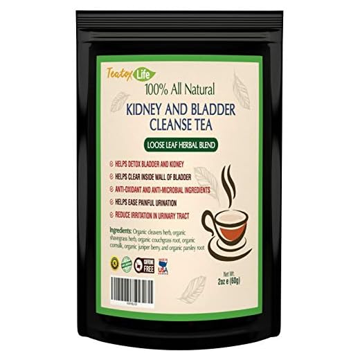 Kidney Cleanse Detox Tea with Parsley, Juniper Berries, Cleavers herb| Kidney Support Supplement for Urinary Tract and Bladder Health - Organic Natural Herbal Flush Formula |USDA | Made in USA