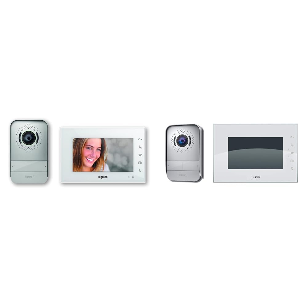 Videoportero Conectado Legrand Easy Kit 369420, Con Monitor 7″ WiFi Y Placa Exterior Visión Nocturna, Control Por Smartphone