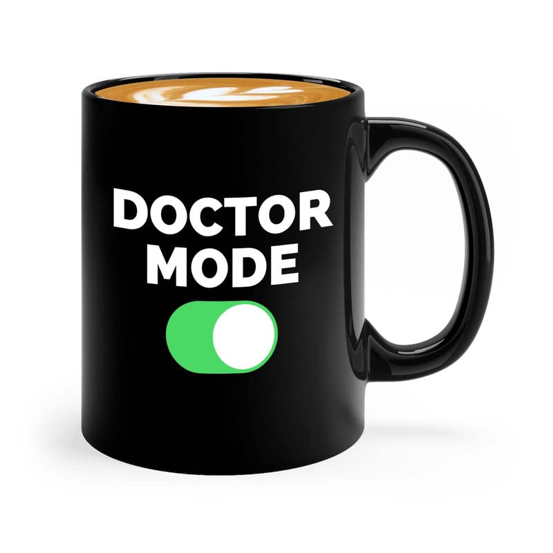 Flairy Land Pharmacist Coffee Mug 11oz Black - Doctor mode on - Nurse Doctor Chemist Pharmacy Technician Patient Practicioner Laboratory Research Technologist