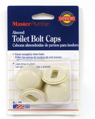 Master Plumber 573405 Toilet Bolt Cap, Almond - Quantity 12
