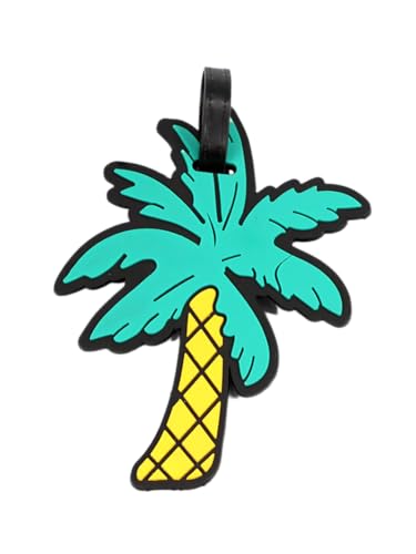 Cute Silicone Luggage Tag Baggage Tags (Coconut Tree)