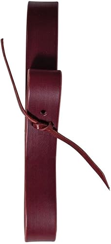 Billy Royal Latigo - Correa de amarre de cincha de 1 12 pulgadas de ancho x 6 pulgadas de largo, cuero Latigo resistente y tolerante, aplicación