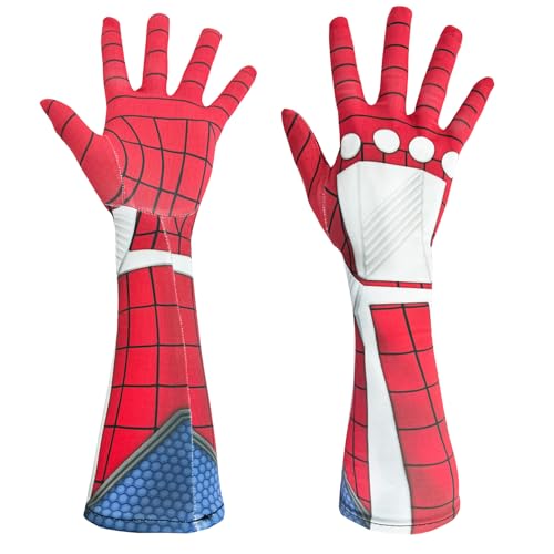 NOSTURD Halloween Gloves for Children and Adults Superhero Gloves Costume GTLarge
