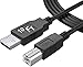 YOOYE USB 2.0 Printer Scanner Cable Cord USB 2.0 Certified A to B Cable - for HP ENVY 4500 4520 5540 5640 5660 7640 100 110 120 4510 5530 e-All-in-One Photo Printer series 10 Foot Long
