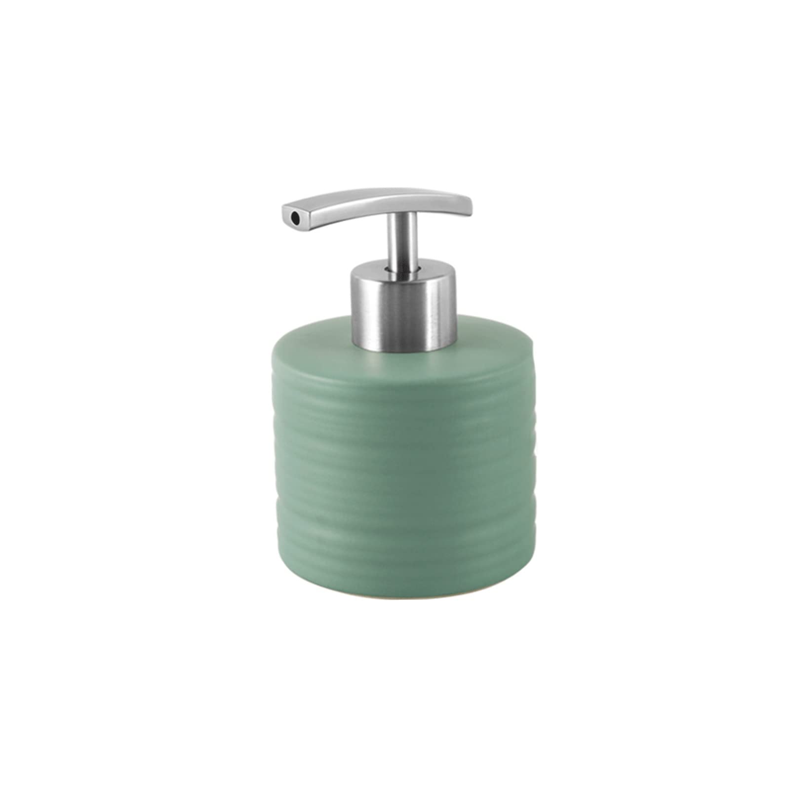 Dispenser per Doccia, Dispenser per Sapone da appoggio in Ceramica per Bagno e Cucina, Dispenser per Olio e lozione per Le Mani (Dimensioni: W)