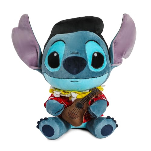Collectible Disney: Lilo and Stitch- Blue Hawaii Elvis Stitch HugMe Shaking Action Vibrating Plush