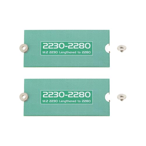 ECSiNG 2PCS M.2 NGFF/NVME A_v^[ 2230-2280 SSD uPbg J[hv[g PCRs[^P[Xp 50x22x0.9mm