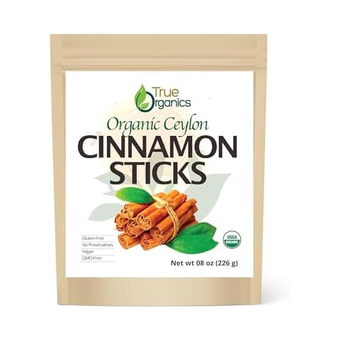 True Organic Cinnamon Sticks, 8 oz Cover