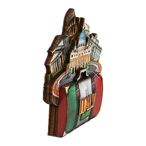 Imán decorativo de Roma Italia miniatura 2