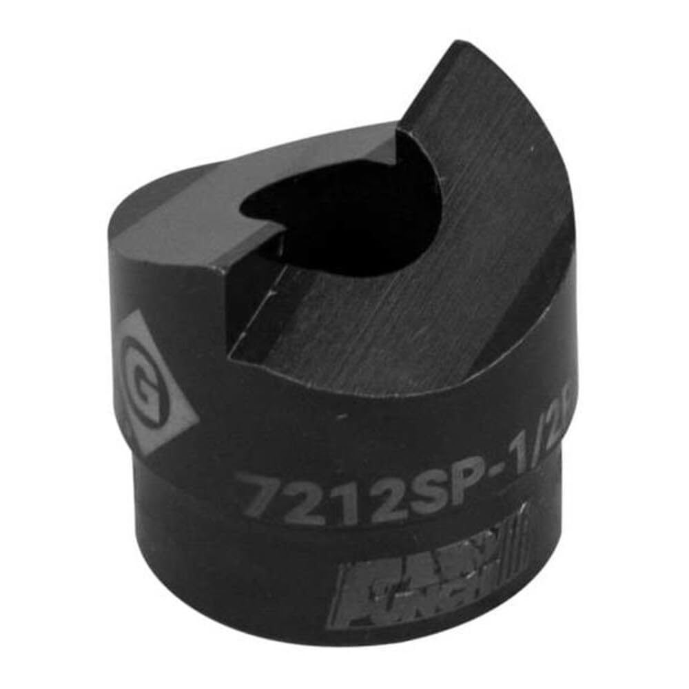Greenlee Speed Punch 7212SP-1/2P, 1/2-Inch Conduit Size Round Punch, Mild Steel